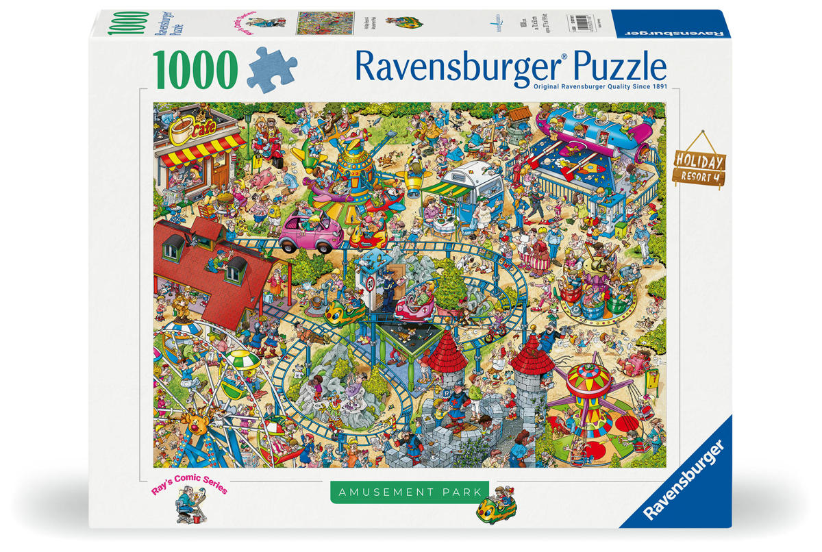 Ravensburger puzzle station de vacances 4 : le parc d'attractions, 1000 pcs.