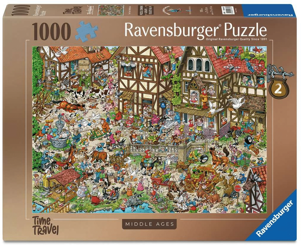 Ravensburger puzzle voyage dans le temps 2 Moyen Âge - 1000 pcs.