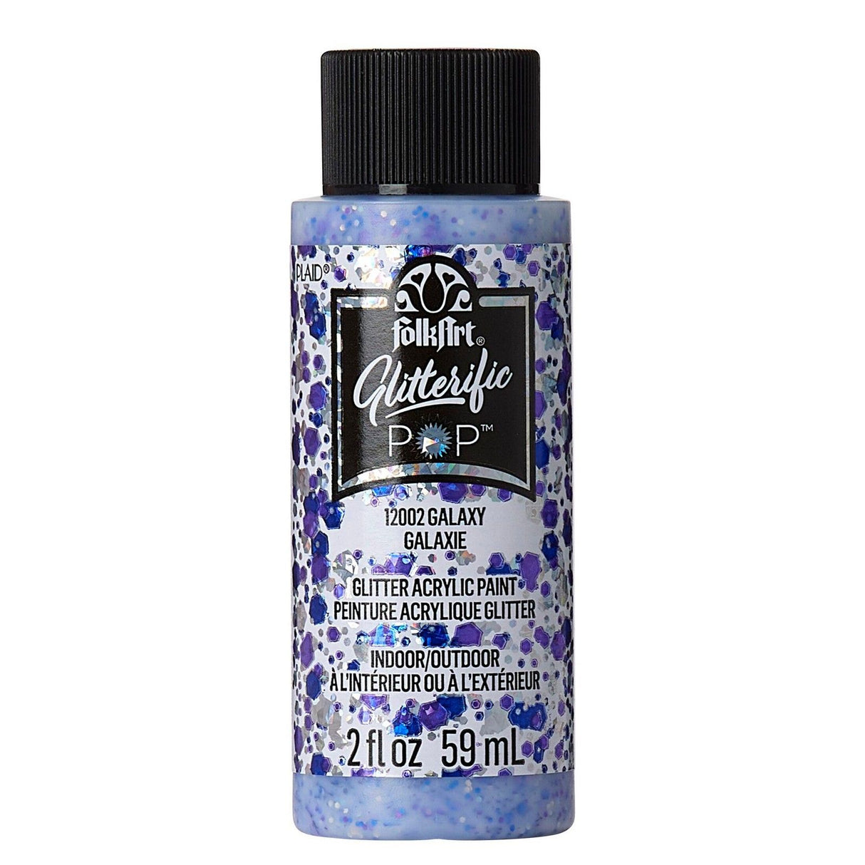 Folkart • peinture acrylique pop scintillante galaxie 59ml