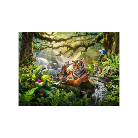 Ravensburger puzzle Merveilleuse faune de la jungle - 300 pièces. XXL