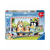 Ravensburger puzzle bleu 2x12 pièces