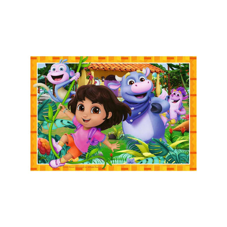 Puzzle Ravensburger Dora l'exploratrice Nous pouvons le faire ! - 2x12 pièces.