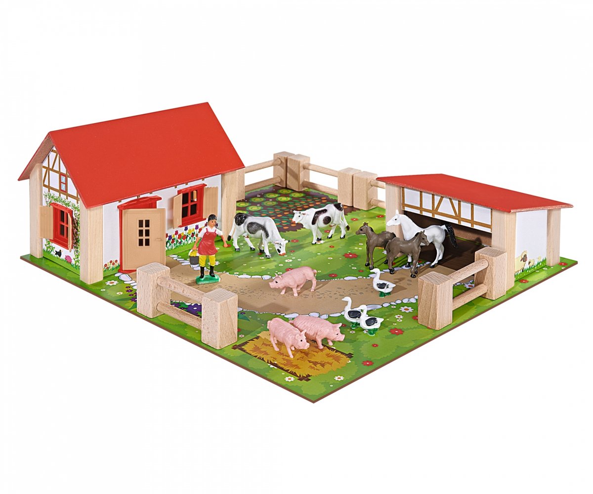 Ferme Eichhorn avec. animaux et accessoires