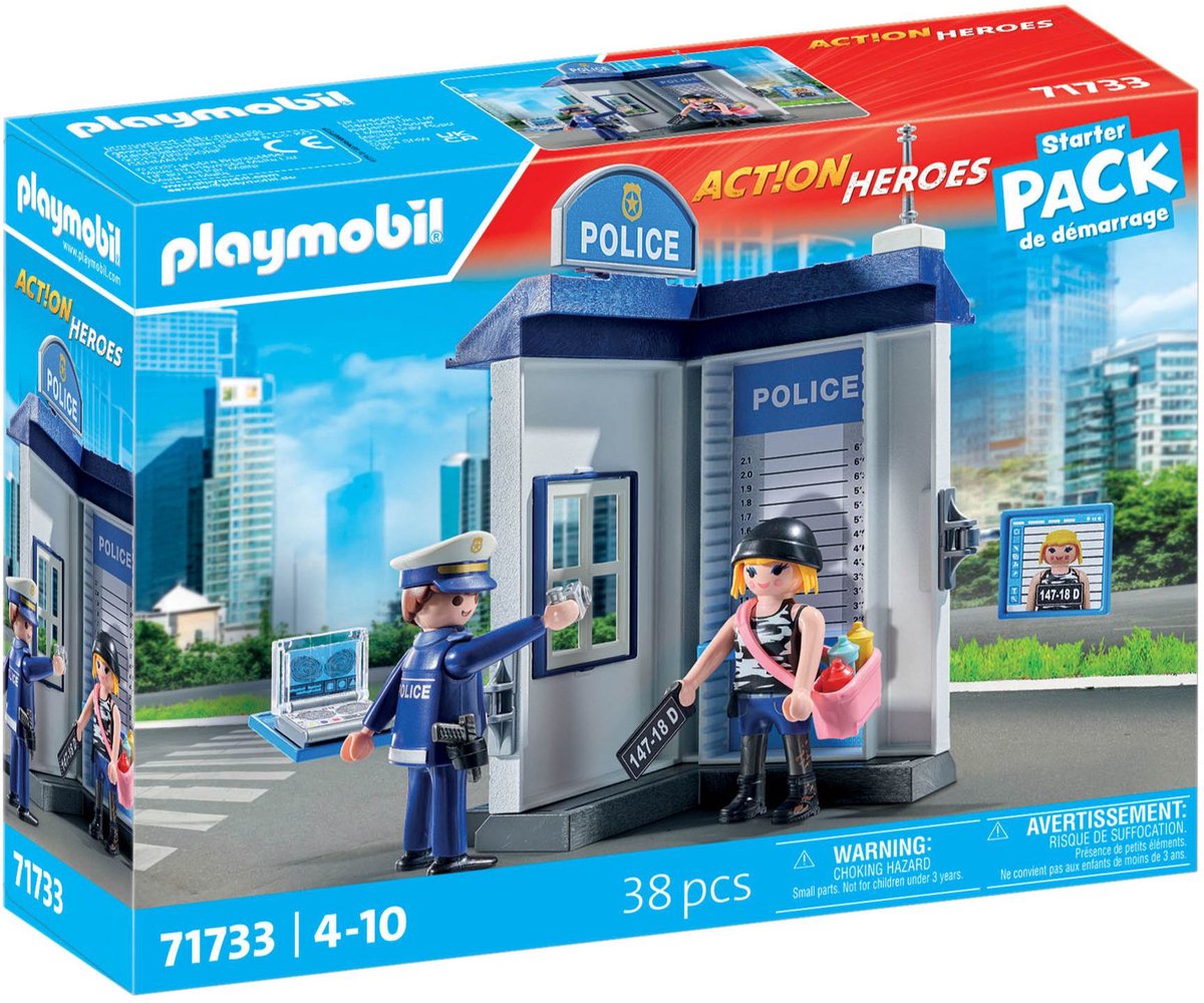 Playmobil 71733 salle d'interrogatoire de la police | 2 pièces