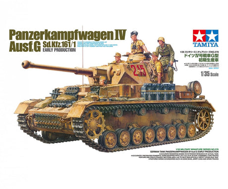 Maquette Tamiya véhicules militaires - 35378 Panzerkampfwagen IV Ausf. g sd.kfz. 161 1 première prod. plastique - 1:35 - modélisme