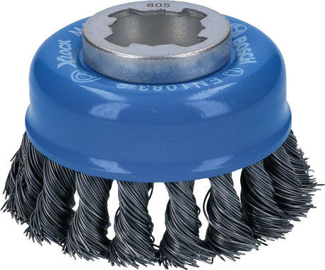 Bosch accessoires brosse à casseroles x-lock heavy pour métal, 75 mm, 0,5 mm, fil d'acier tressé 2608620727 1 pièce(s)