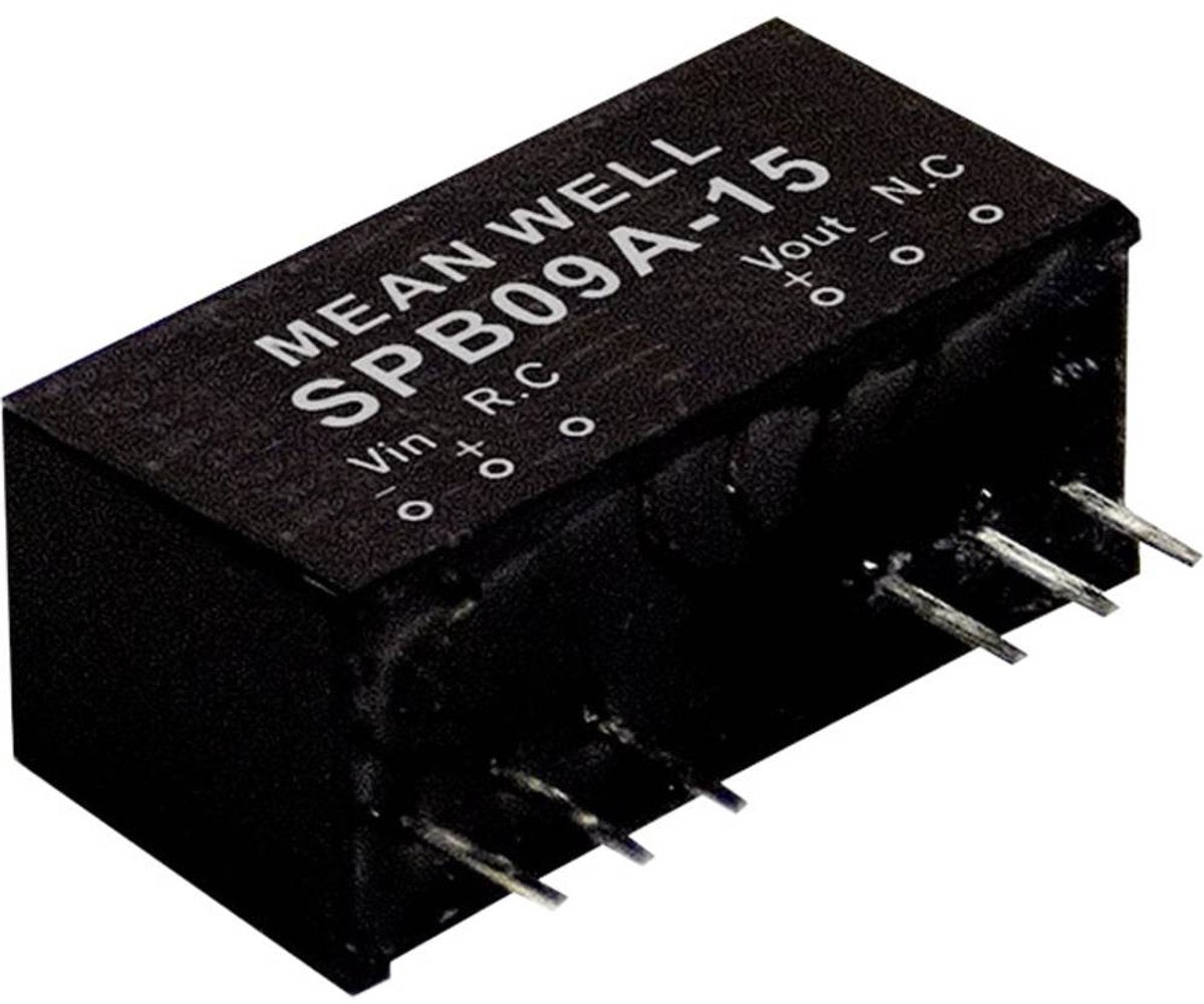 MW Mean Well SPB09A-24 DC DC Converter Module 375 MA 9 W Nombre de sorties : 1 x Contenu 1 pièce(s)