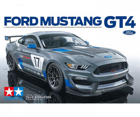 Tamiya modèle kit voiture - 24354 ford mustang gt4 plastique - 1:24 - modélisme
