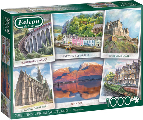 Puzzle Falcon salutations d'Écosse - puzzle - 1000 pièces