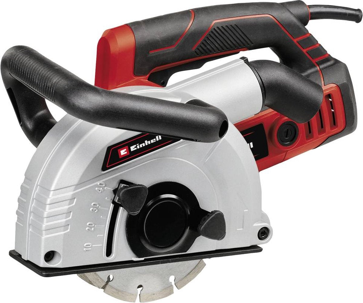 Broyeur mural Einhell te-ma 1700 - 1700 w - ø150 mm - profondeur de rainure 8-40 mm - largeur de rainure 8-38 mm - aspiration de la poussière - incl. 4x disques abrasifs diamantés