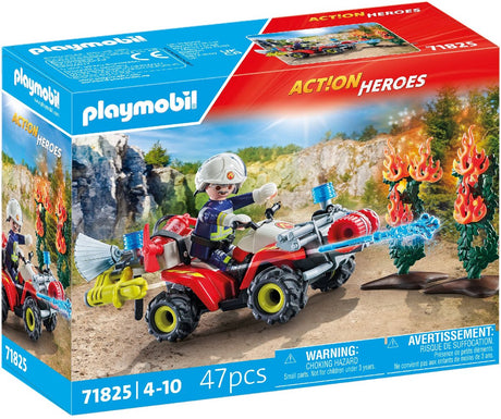 Playmobil 71825 quad des pompiers | 2 pièces