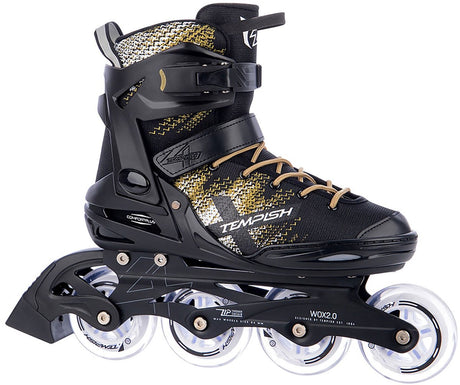 Tempish wox 2.0 84 rollers en ligne - rollers en ligne - femme - or noir - taille 39