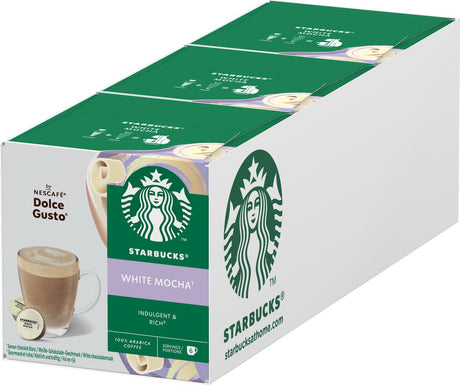 Starbucks by Dolce Gusto capsules moka blanc - 36 tasses à café pour 18 tasses de café