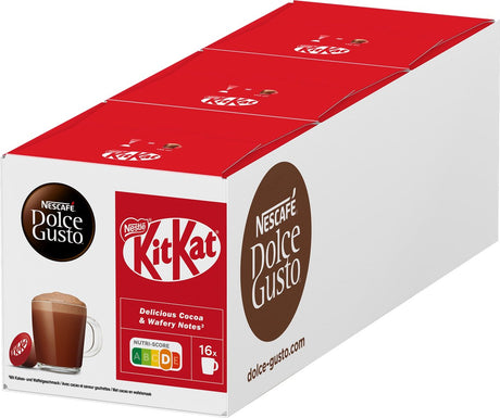 Nescafé dolce gusto capsules kitkat - 48 tasses pour 48 tasses de lait chocolaté