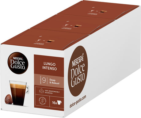 Nescafé dolce gusto capsules longo intenso - 48 tasses à café pour 48 tasses de café