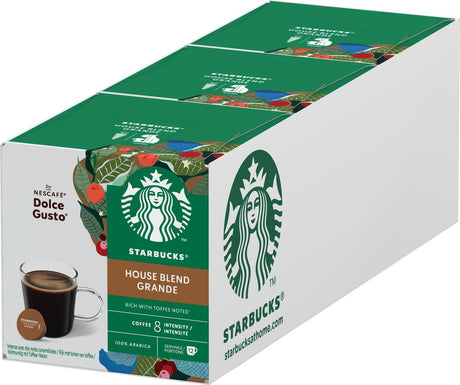 Starbucks by Dolce Gusto Capsules House Blend Grande - 36 tasses à café pour 36 tasses de café