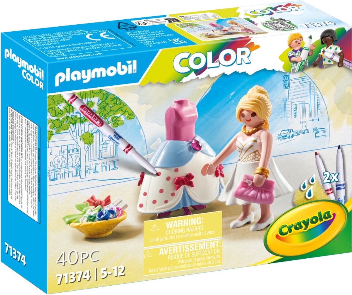 Couleur Playmobil : robe à la mode - 71374