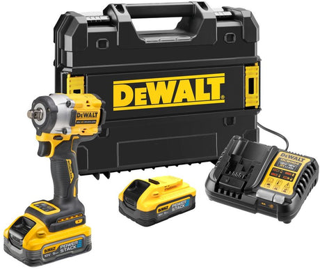 Clé à chocs à batterie Dewalt dcf921h2t 1 pile d'alimentation 2" 18 V 5,0 Ah en tstak