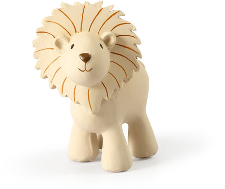 Tikiri mon premier animal de safari - lion - en caoutchouc naturel - avec clochette - 0 ans