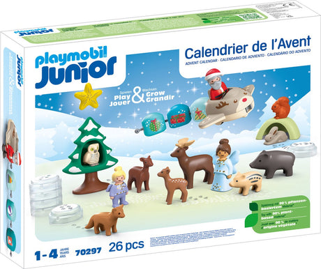 Playmobil Junior Calendrier de l'Avent Blanc Noël 70297