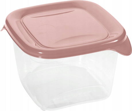 Curver fresh go récipient alimentaire rectangulaire 1,2l - rose transparent