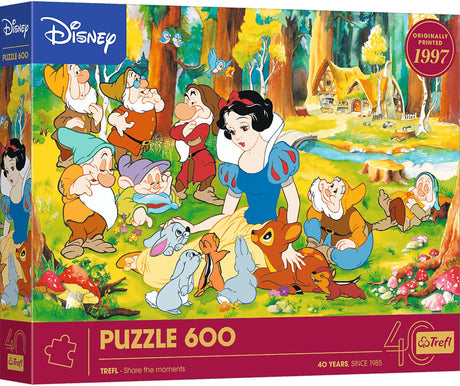 Puzzle Trefl 600 pièces - Anniversaire Disney Blanche Neige - FSC mix.