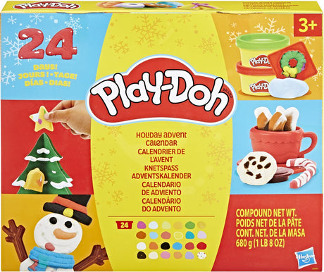 Calendrier de l'avent Play-doh - 24 jours de surprises pour les enfants - pâte à modeler
