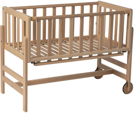 Cododo Geuther Betty, lit d'appoint, berceau - à roulettes - 45x90 cm - lit bébé jusqu'à 9 kg - bois de hêtre massif - bois écologique