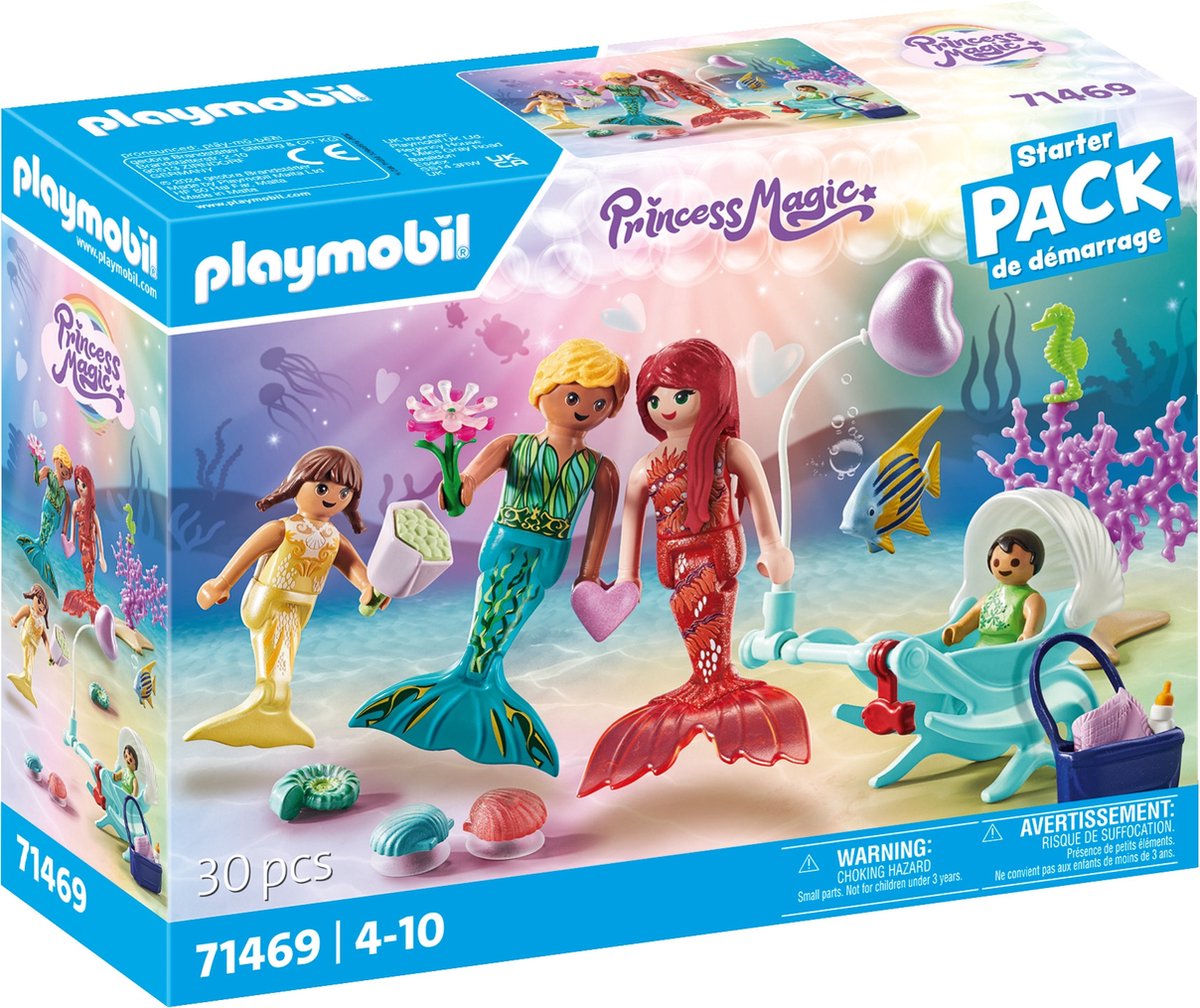 Playmobil 71469 PACKS STARTER FAMILLE Sirène