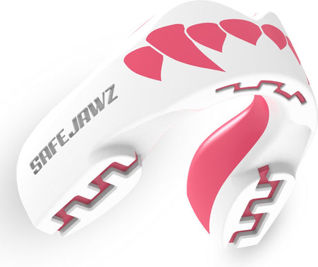 Safejawz protège-dents extro-series dracula blanc rose junior