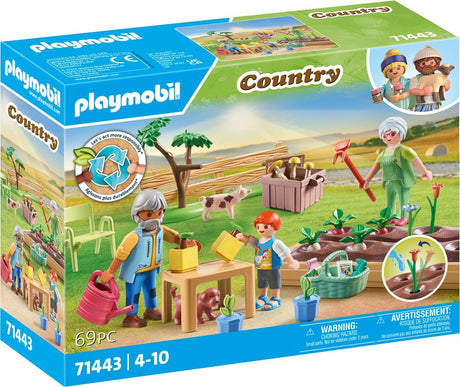 Playmobil Country Idyllic Garden végétal chez les grands-parents 71443