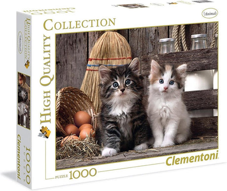 Clementoni - puzzle - 1000 pièces - chatons mignons - puzzle pour adultes - collection de haute qualité