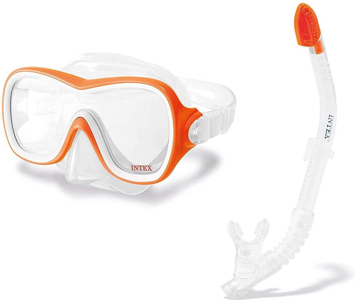 Ensemble de plongée avec tubain du cavalier Intex Wave