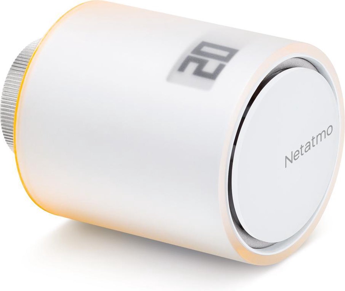 Bouton de radiateur intelligent Netatmo - bouton de thermostat intelligent - extension 1 pièce - adapté à Google Home, Alexa Apple Home Kit