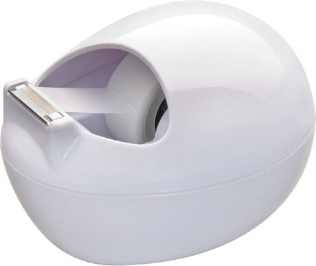 Dévidoir de ruban Scotch ® design en forme de rocher par Karim Rashid, blanc + 1 rouleau de ruban adhésif ® magic™ 19 mm x 7,5 m