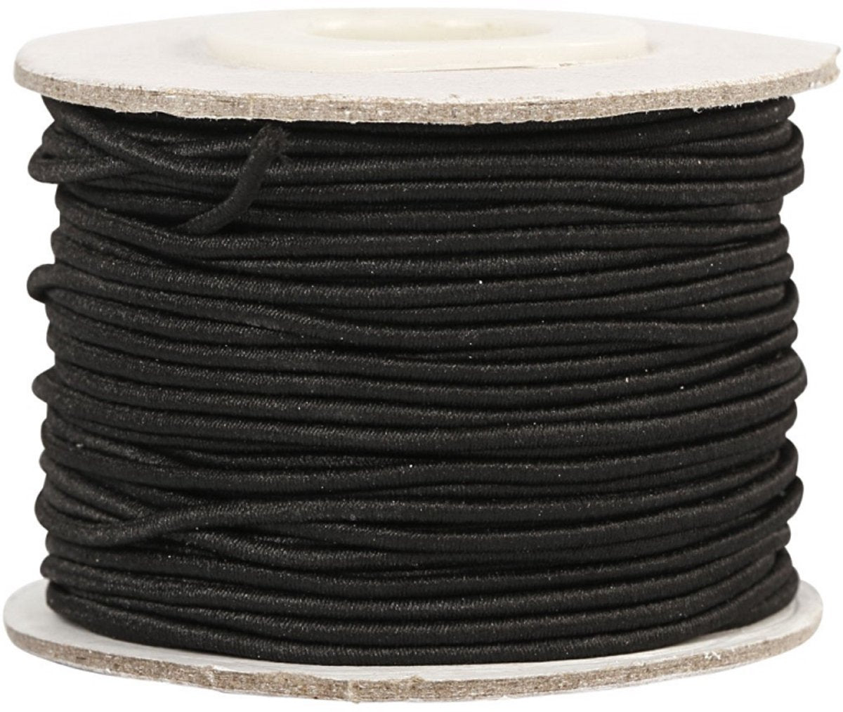 Creativ company élastique épaisseur 1mm noir, 25m