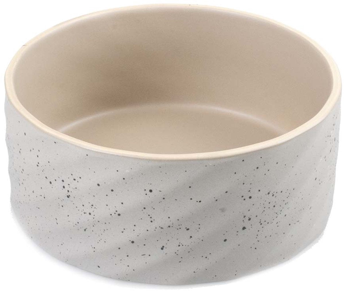 Duvo plus dîner bol à manger pierre ondulée dune l-2100ml-21,5x21,5x8cm gris vert