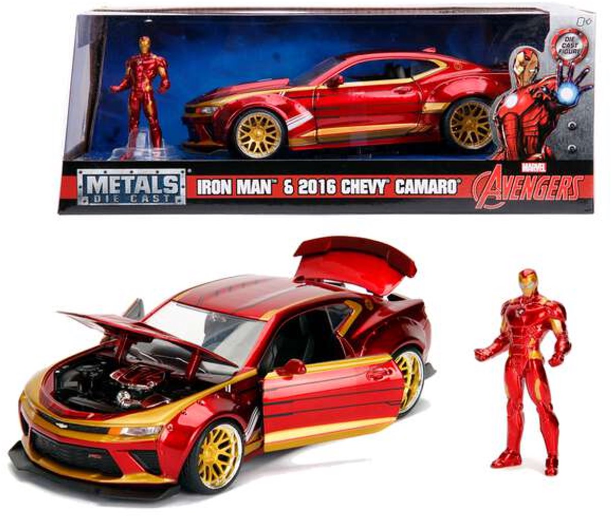 Jada jouets - marvel ironman 2016 chevy camaro ss 1:24 - 9399724314r00