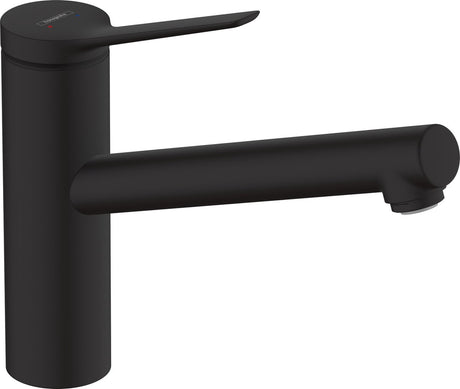 Hansgrohe zesis m33 - mitigeur de cuisine - commande à levier unique - taille 150 mm - 1 fonction jet - noir mat
