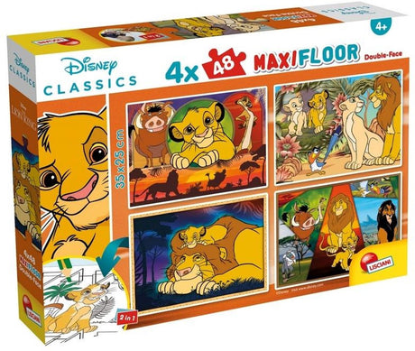 Lisciani Disney puzzle maxifloor 4 x 48 roi lion