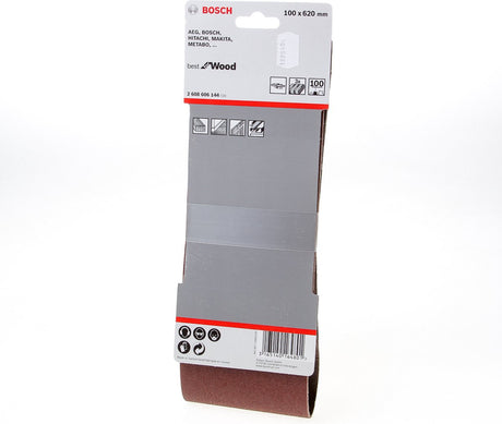Bosch 3 pneus 100x620 meilleur bois+peinture, 100
