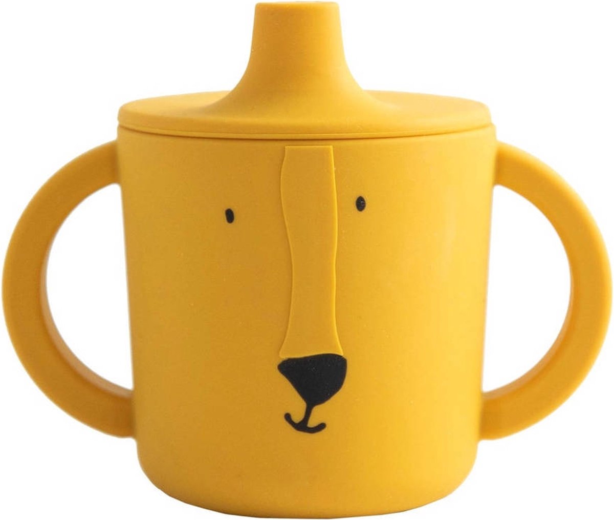 Gobelet Trixie - mr. lion - gobelet pour bébé - gobelet anti-déversement - pour bébés à partir de 4 mois - en silicone - passe au lave-vaisselle