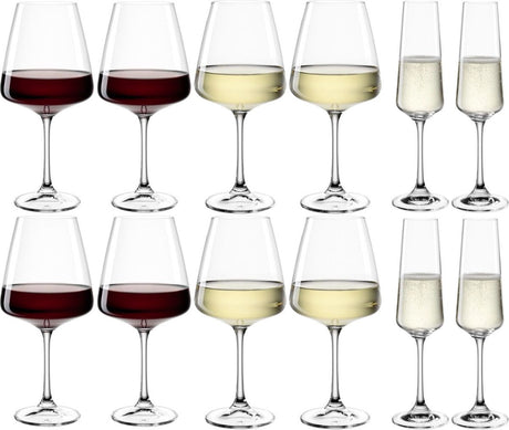 Ensemble de verres à vin Leonardo Paladino - set 12