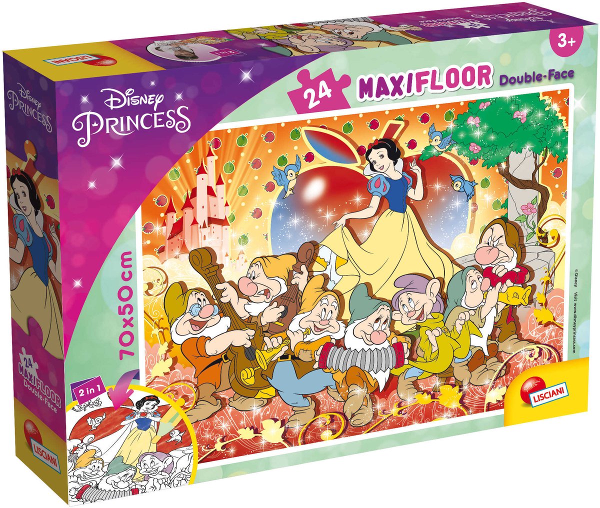 Lisciani Disney Puzzle Df Maxi Floor 24 Biancaneve