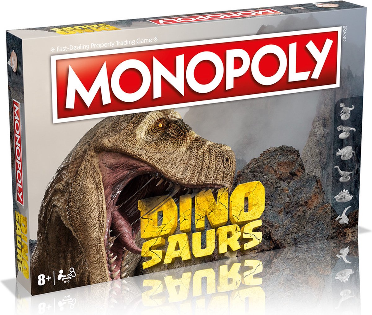 Monopoly des coups gagnants - jeu de société - dinosaures - anglais