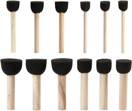 Société créative https : www.ccobby.nl foam-tamponeer-sticks-l-9-10-cm-d-13-20-25-35-mm-12-piece-1-box