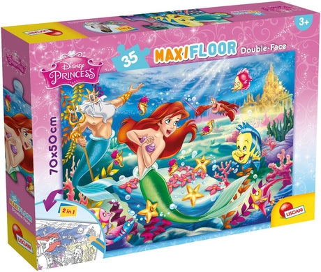 Lisciani Disney puzzle df maxi étage 35 la petite sirène