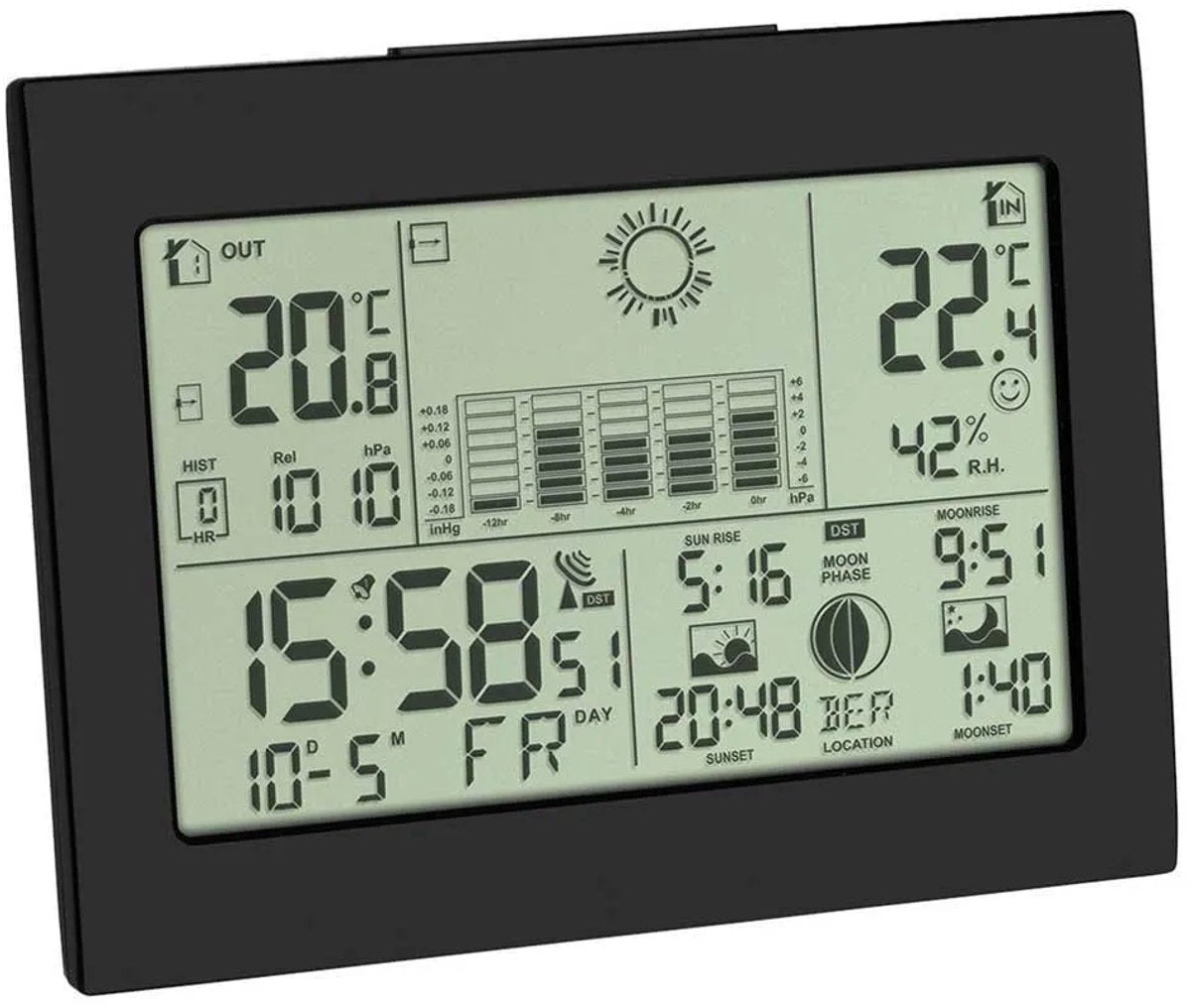 Station météo sans fil Tfa dostmann horizon 35.1155.01 nombre de capteurs max. : 3