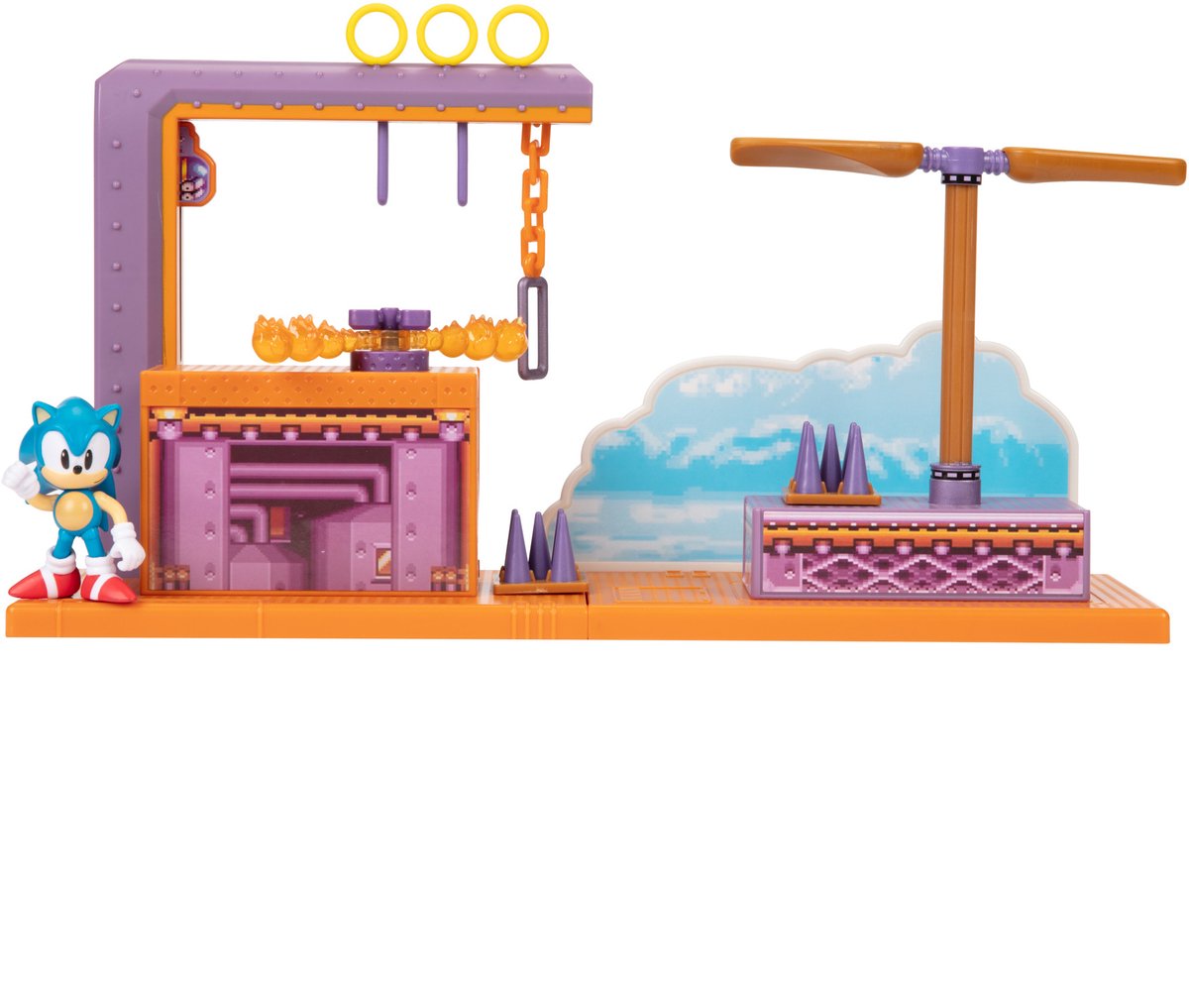 Jakks Sonic - set de jeu avec batterie volante comprenant une figurine Sonic