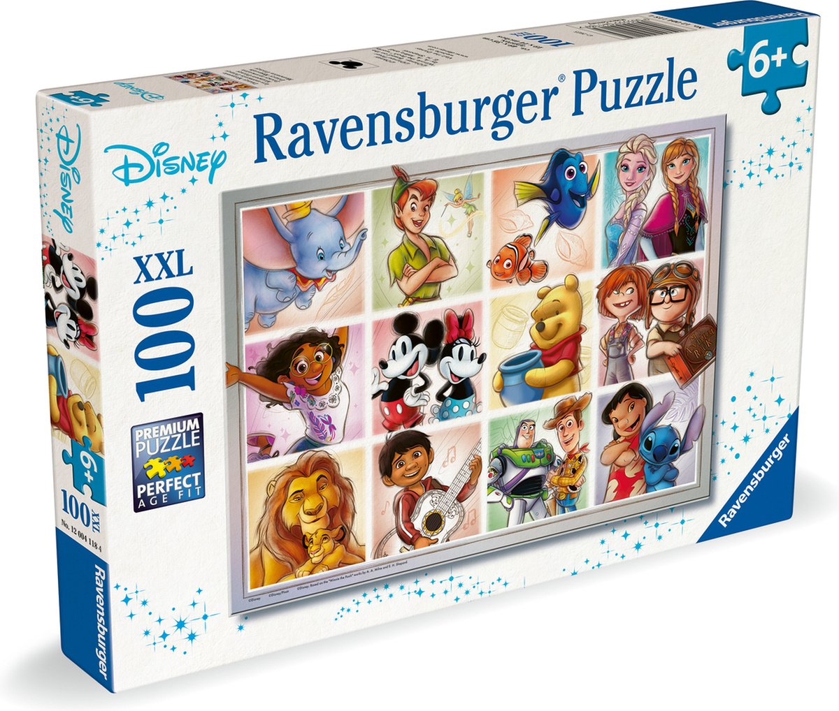 Ravensburger puzzle xxl personnages Disney, 100 pcs.